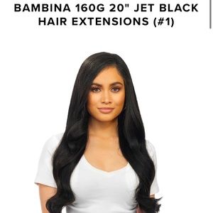 Bellami Clip In Hair Extensions Black